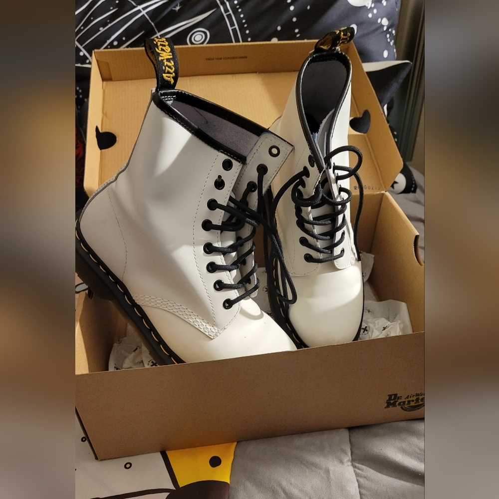 White Dr. Martens